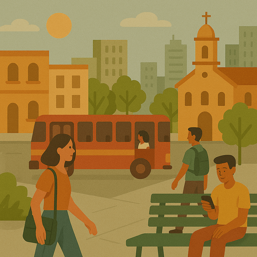 Vida cotidiana en una ciudad latinoamericana: vocabulario y expresiones comunes