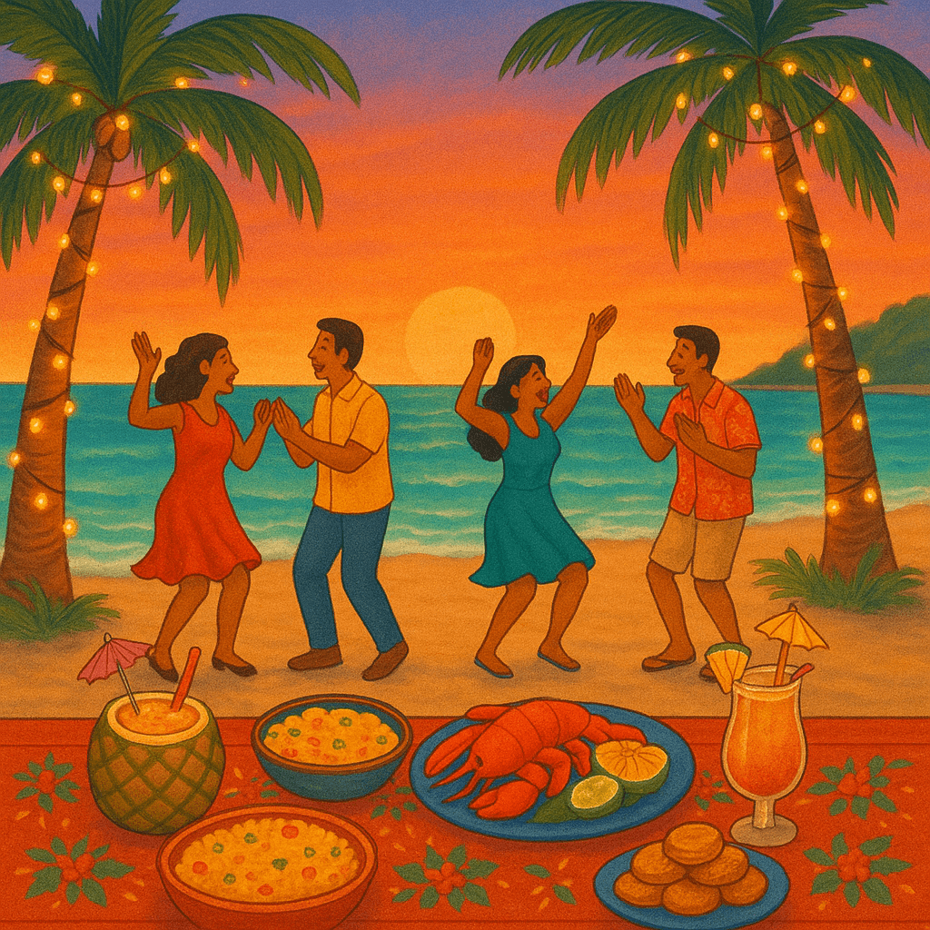 Navidad en el Caribe: playa, sol y alegría latina