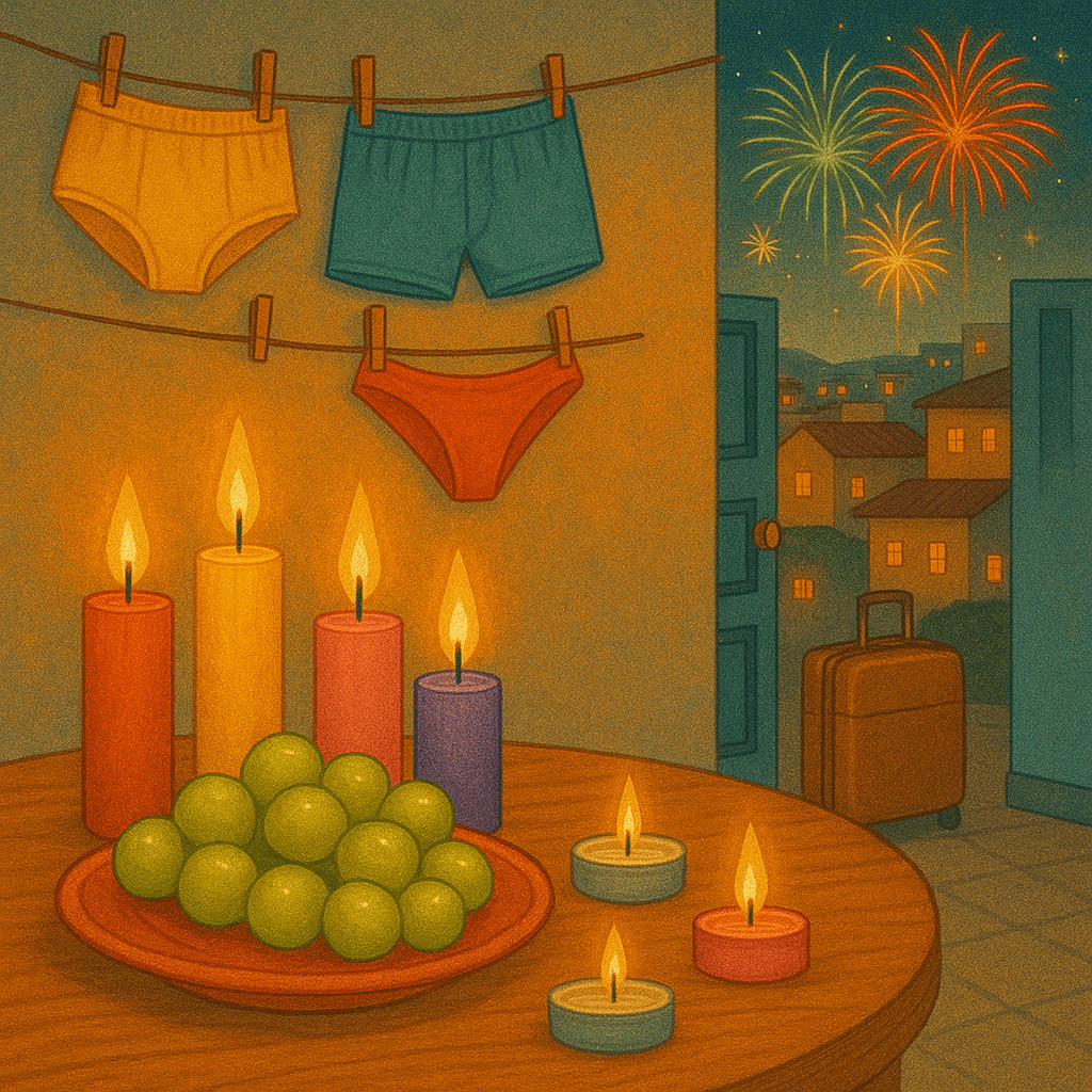 El Año Nuevo en España y América Latina: costumbres y supersticiones