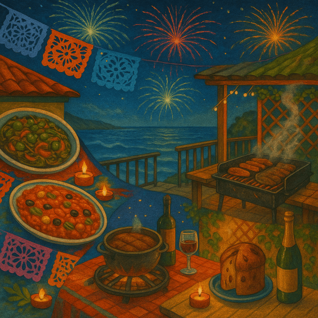 Fiestas de fin de año en México, Chile y Argentina