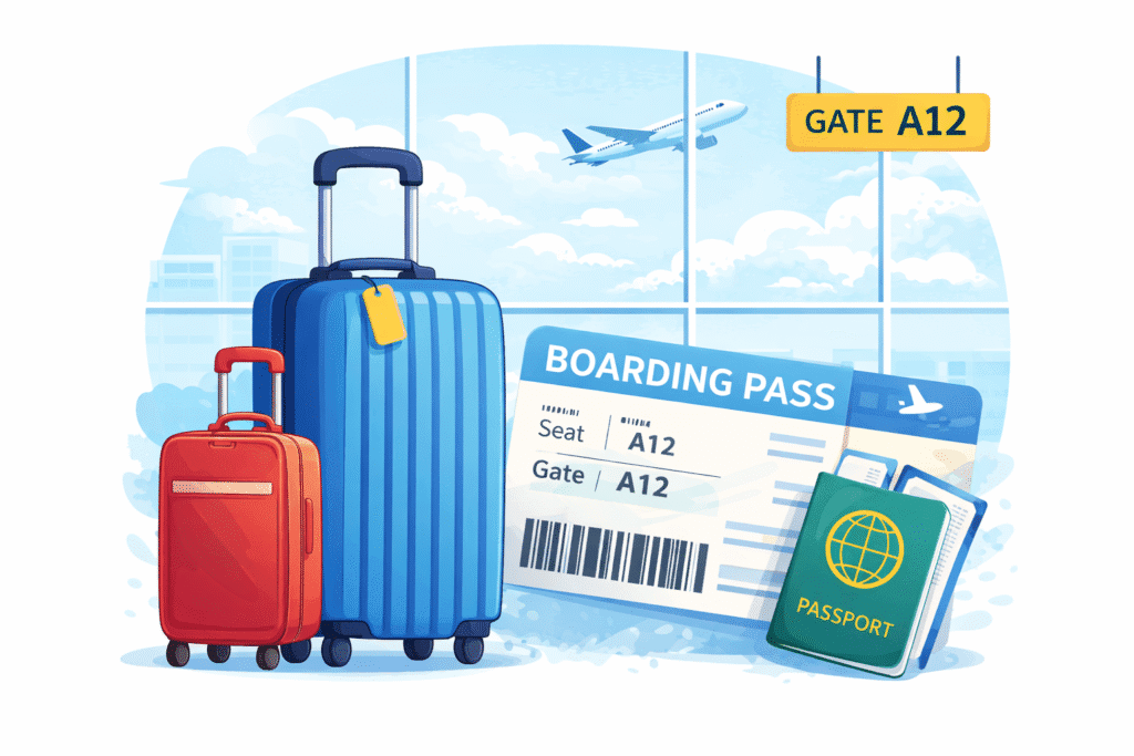 Frases en el aeropuerto en español básicas para viajar (guía fácil)