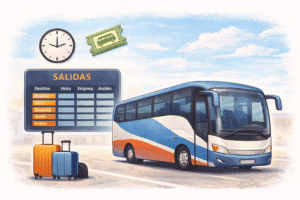 Terminal de buses en Chile
